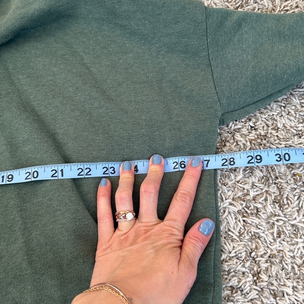 Time and Tru Turtleneck Oversized Green Size Small - Picture 11 of 12